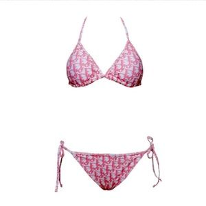 Christian Dior Pink Monogram Bikini 👙